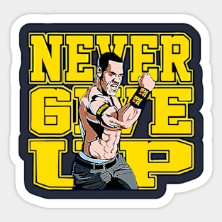 John Cena  Never Give Up Sticker